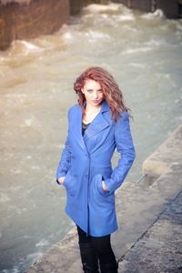 Manteau Long Femme Laura Caswell En Cuir D'agneau - Taille 44/46 Noir - Comme Neuf
